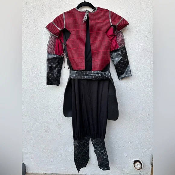 Kids Black Ninja Deluxe Halloween Ninja Costume Dress Up,Black